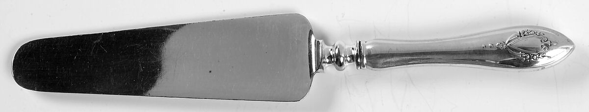 Mount Vernon (Sterling, 1905) Pie Server with Silverplate Blade by Lunt Silver-1