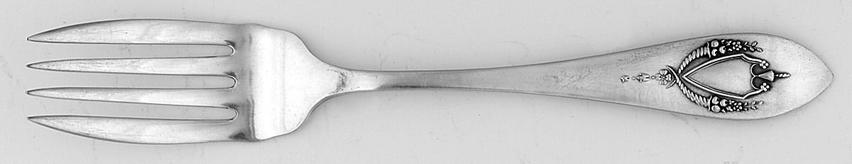 Mount Vernon (Sterling, 1905) Individual Salad Fork by Lunt Silver-1