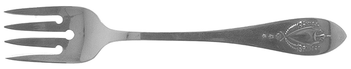 Mount Vernon (Sterling, 1905) Large Ramekin Fork by Lunt Silver-1