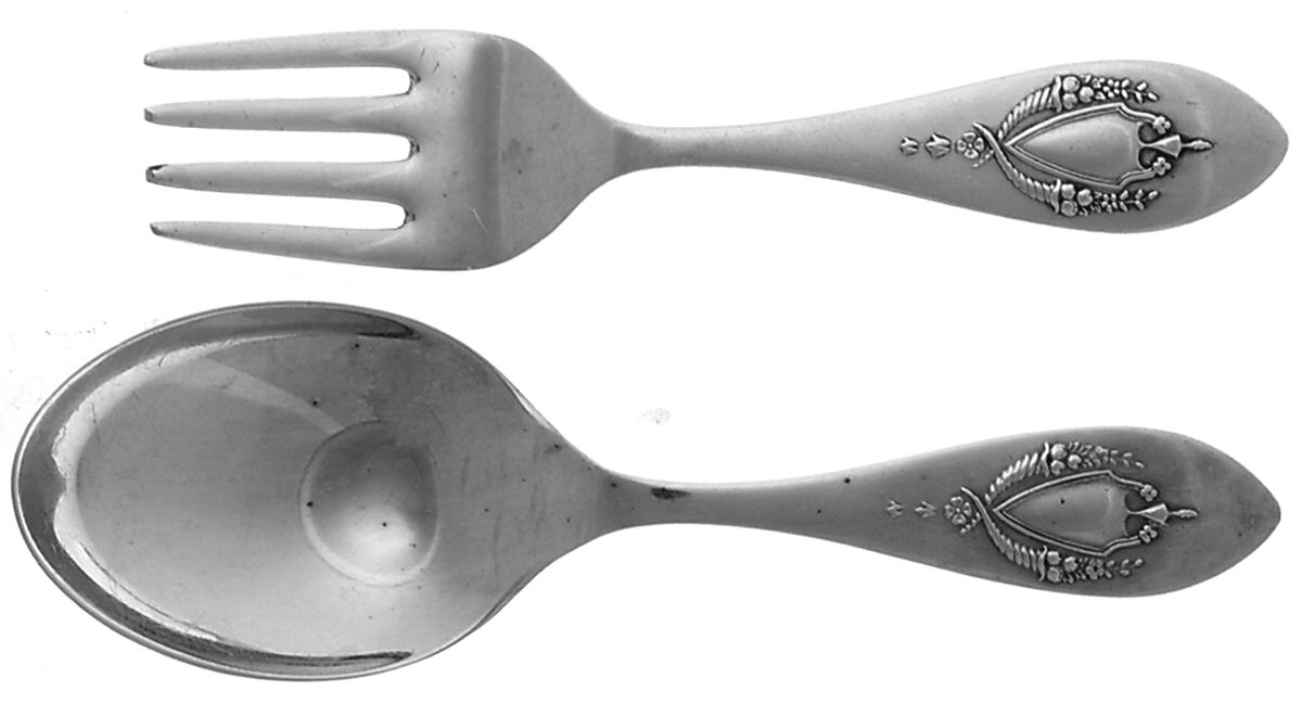 Mount Vernon (Sterling, 1905) 2 Pc Baby Set (BF, BS) by Lunt Silver-1