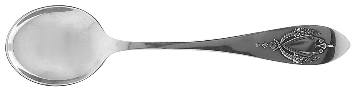 Mount Vernon (Sterling, 1905) Small Short Handle Chocolate Spoon by Lunt Silver-1