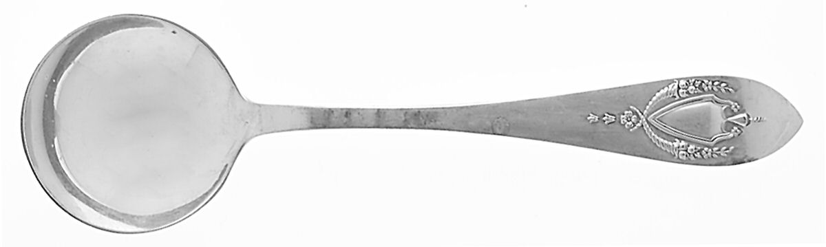 Mount Vernon (Sterling, 1905) Round Bowl Soup Spoon (Bouillon) by Lunt Silver-1