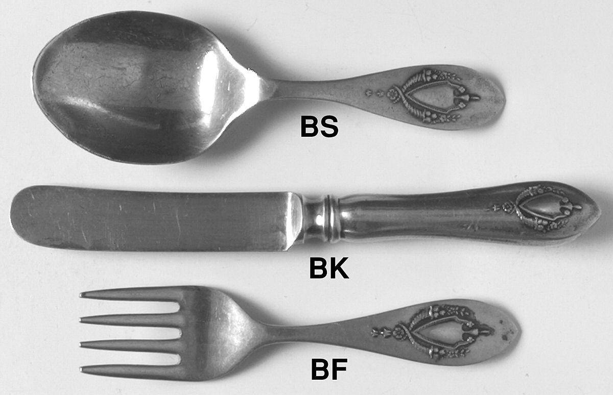 Mount Vernon (Sterling, 1905) 3-Piece Baby Set (BF, BS, INS) by Lunt Silver-1