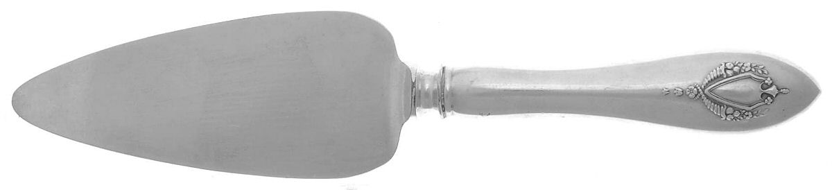 Mount Vernon (Sterling, 1905) Cheese Server with Silverplate Blade by Lunt Silver-1