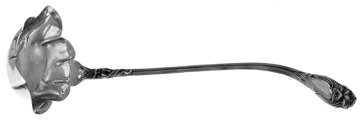 Narcissus (Sterling, 1903) Punch Ladle Solid Piece by Lunt Silver-1