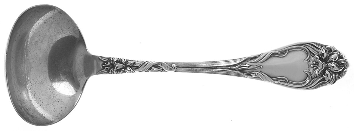 Narcissus (Sterling, 1903) Solid Gravy Ladle by Lunt Silver-1