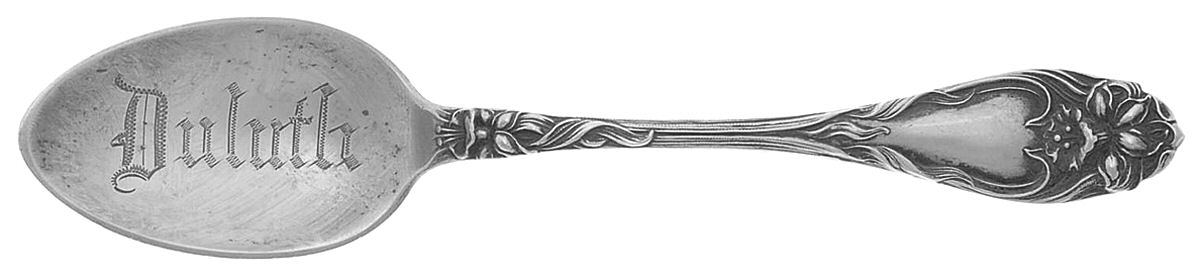 Narcissus (Sterling, 1903) Souvenir Spoon (Teaspoon) by Lunt Silver-1