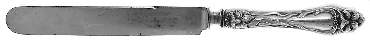 Narcissus (Sterling, 1903) Old French Hollow Knife with Bolster by Lunt Silver-1