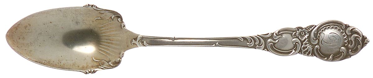 Navarre (Sterling, 1893) Spoon-Fruit/Orange by Lunt Silver-1