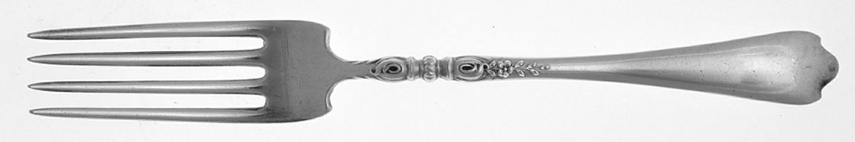 Nellie Custis (Sterling, 1915) Solid Youth Tea Fork by Lunt Silver-1