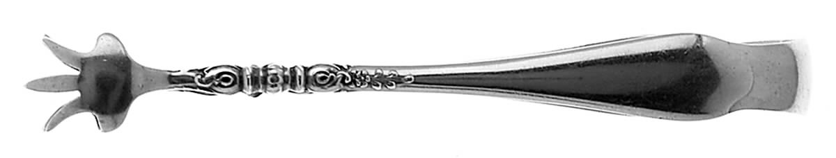 Nellie Custis (Sterling, 1915) Small Sugar Tongs by Lunt Silver-1
