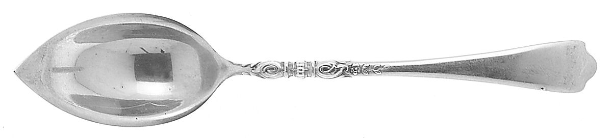 Nellie Custis (Sterling, 1915) Fruit/Orange Spoon by Lunt Silver-1