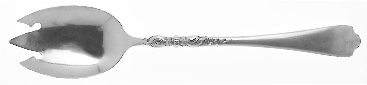 Nellie Custis (Sterling, 1915) Ice Cream Fork by Lunt Silver-1