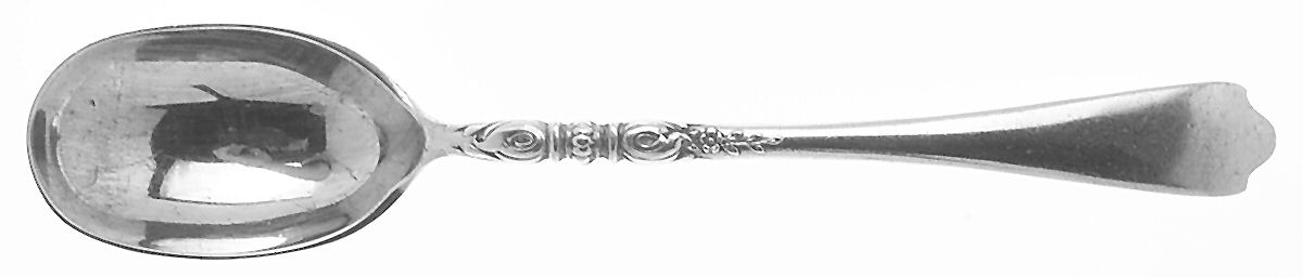 Nellie Custis (Sterling, 1915) Large Sherbet Spoon by Lunt Silver-1