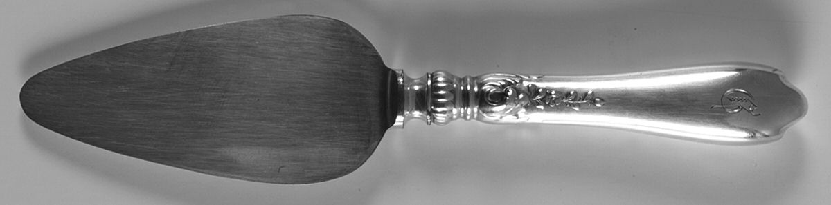Nellie Custis (Sterling, 1915) Cheese Server with Silverplate Blade by Lunt Silver-1