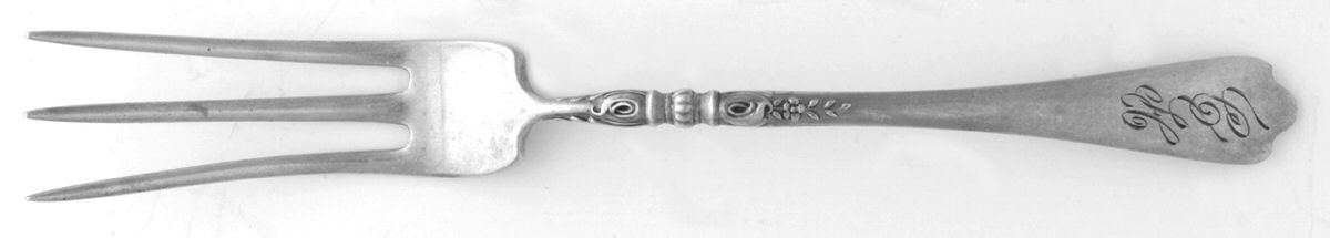 Nellie Custis (Sterling, 1915) Lemon Fork by Lunt Silver-1