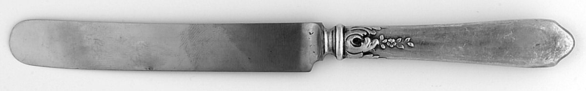 Nellie Custis (Sterling, 1915) Old French Hollow Knife with Bolster by Lunt Silver-1