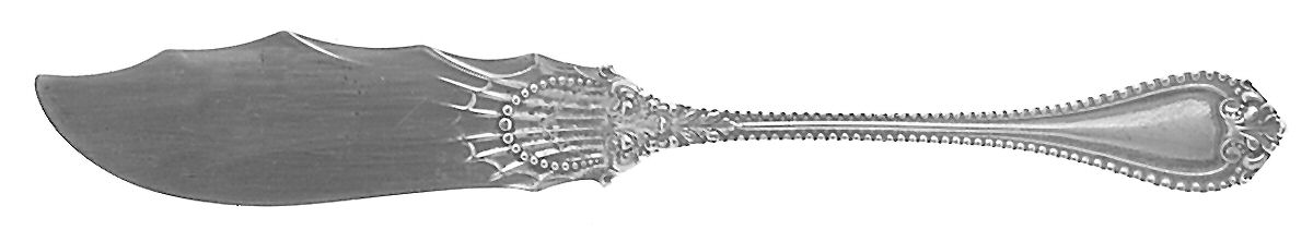 Old Colony (Sterling, 1895) Flat Handle Master Butter Knife by Lunt Silver-1