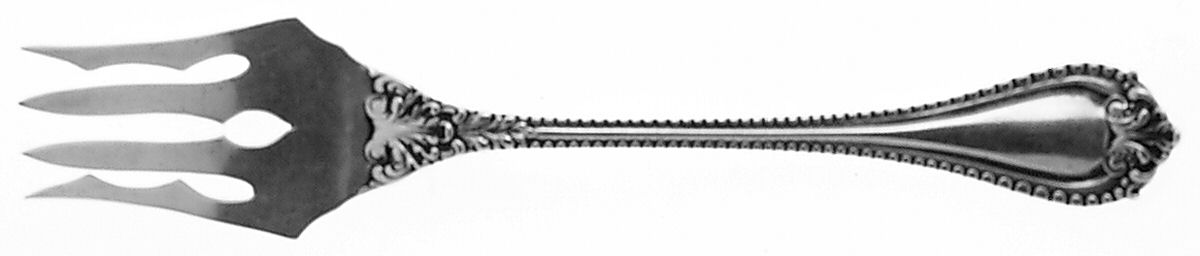 Old Colony (Sterling, 1895) Large Ramekin Fork by Lunt Silver-1