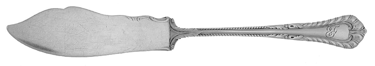 Old Dominion (Sterling, 1898) Monogramed Flat Handle Master Butter Knife by Lunt Silver-1