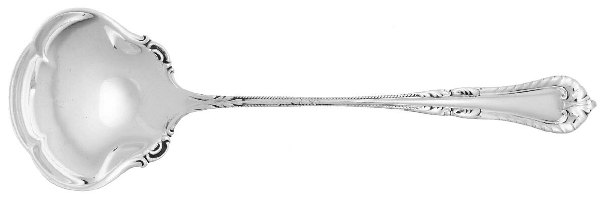 Old Dominion (Sterling, 1898) Solid Gravy Ladle by Lunt Silver-1