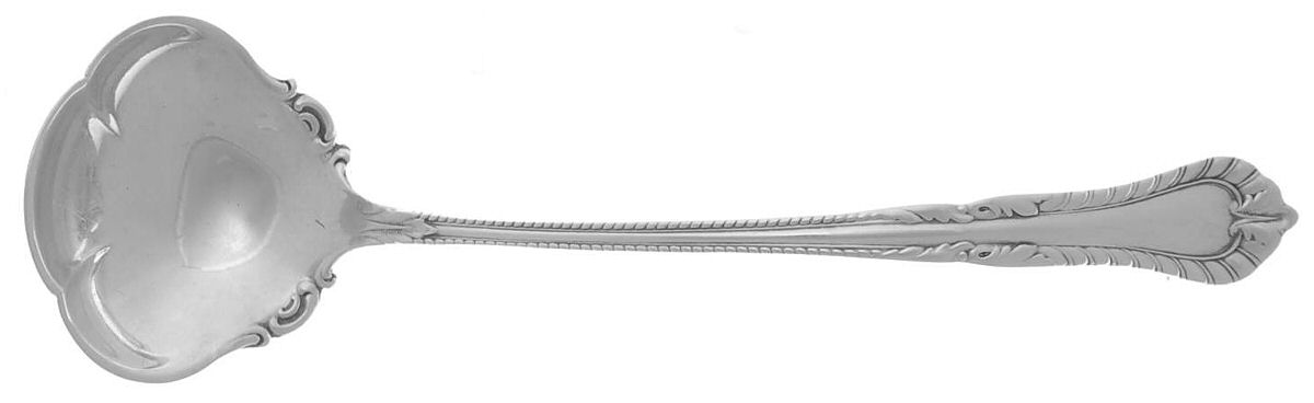 Old Dominion (Sterling, 1898) Solid Piece Cream Ladle by Lunt Silver-1