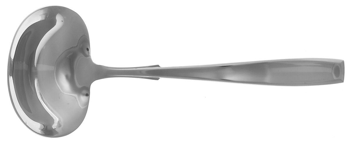 Optima (Stainless) Solid Gravy Ladle by Lunt Silver-1