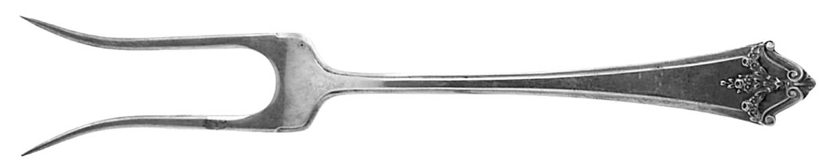 Orleans (Sterling, 1914) Sandwich Fork by Lunt Silver-1