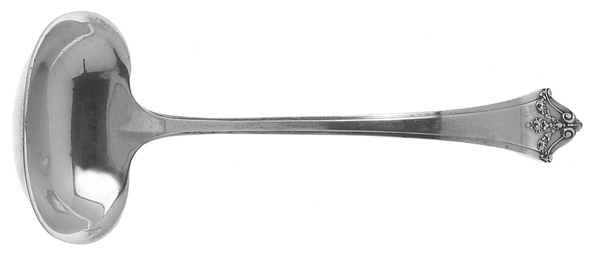 Orleans (Sterling, 1914) Solid Gravy Ladle by Lunt Silver-1