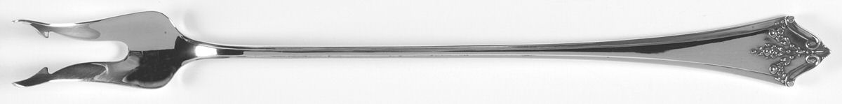 Orleans (Sterling, 1914) Long Handle Pickle/Olive Fork by Lunt Silver-1