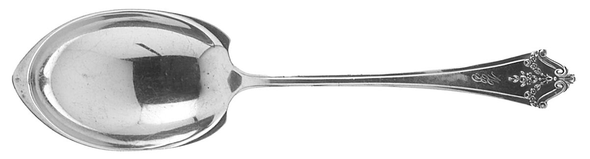 Orleans (Sterling, 1914) Vegetable Serving Spoon (Solid) by Lunt Silver-1