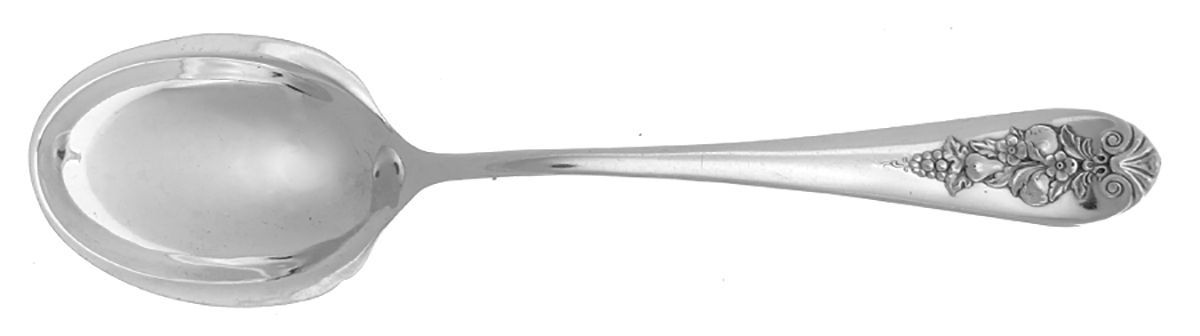 Pendant of Fruit (Sterling, 1939) Sugar Spoon by Lunt Silver-1
