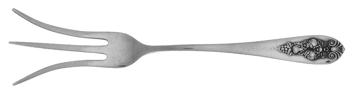 Pendant of Fruit (Sterling, 1939) Lemon Fork by Lunt Silver-1
