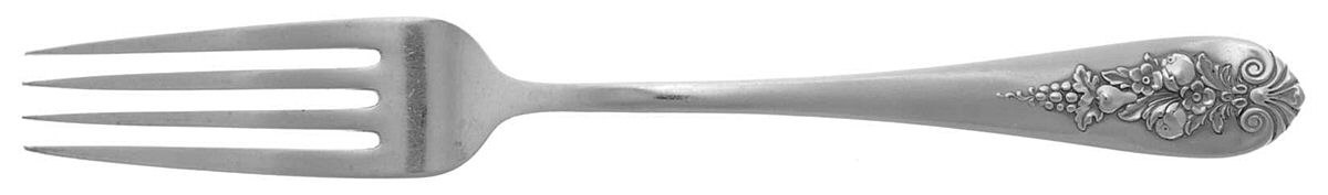 Pendant of Fruit (Sterling, 1939) Fork by Lunt Silver-1