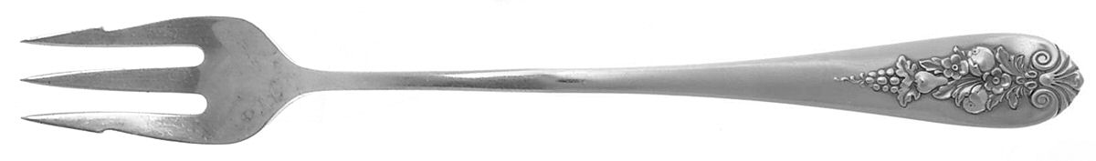 Pendant of Fruit (Sterling, 1939) Cocktail/Seafood Fork by Lunt Silver-1