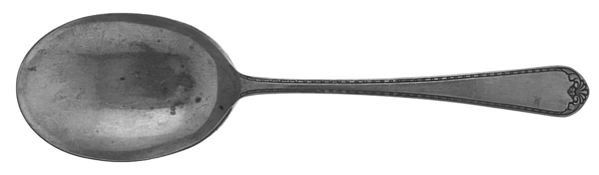 Prudence (Sterling, 1933) Large Solid Berry/Casserole Spoon by Lunt Silver-1