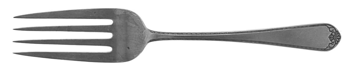 Prudence (Sterling, 1933) Medium Solid Cold Meat Serving Fork by Lunt Silver-1