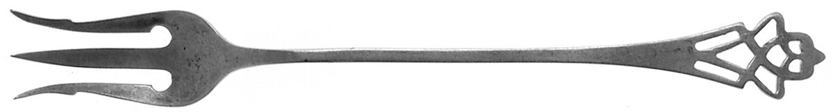 Pynchon (Sterling, 1910) Old Style Pickle Fork by Lunt Silver-1