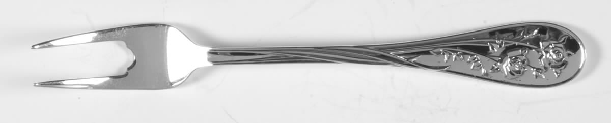 Quintessence (Sterling, 1990) Short Handle Pickle/Olive Fork by Lunt Silver-1
