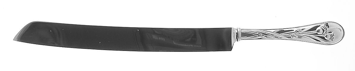 Quintessence (Sterling, 1990) Wedding Cake Knife with Stainless Blade by Lunt Silver-1