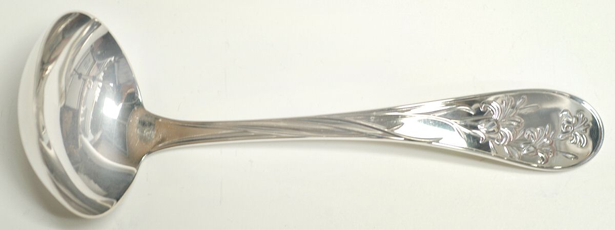 Quintessence (Sterling, 1990) Solid Gravy Ladle by Lunt Silver-1