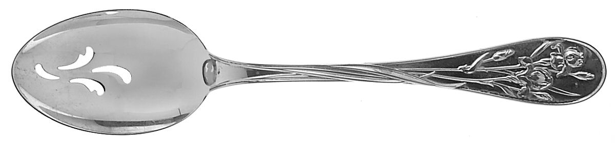 Quintessence (Sterling, 1990) Pierced Tablespoon (Serving Spoon) by Lunt Silver-1
