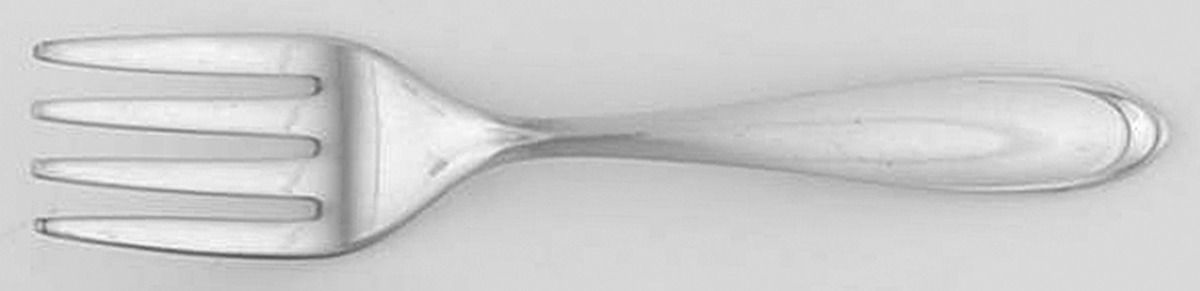 Raindrop (Sterling, 1959) Baby Fork by Lunt Silver-1