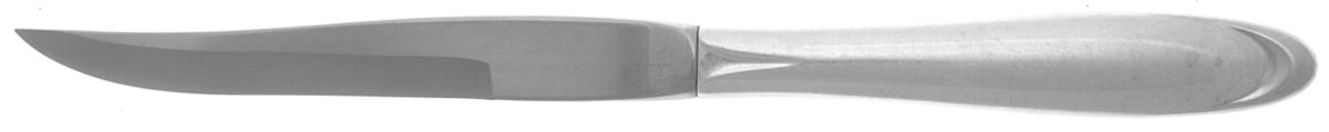Raindrop (Sterling, 1959) Individual Steak Knife w/Bevel Blade by Lunt Silver-1