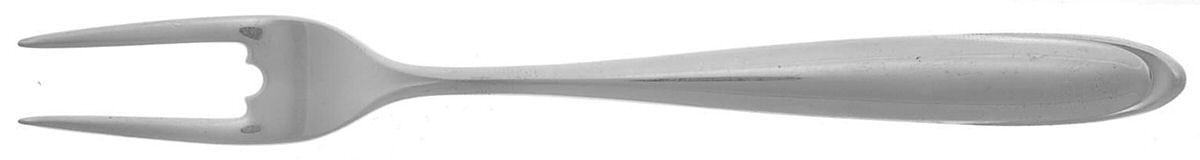 Raindrop (Sterling, 1959) Short Handle Pickle/Olive Fork by Lunt Silver-1