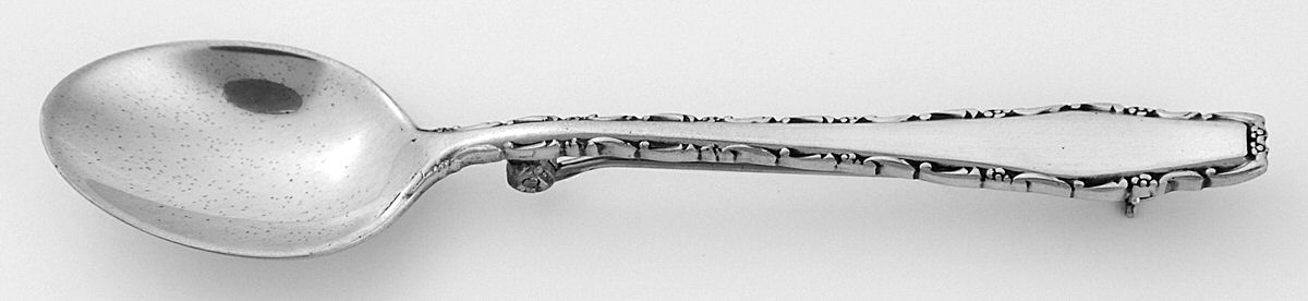Rapallo (Sterling, 1968) Lapel Pin by Lunt Silver-1