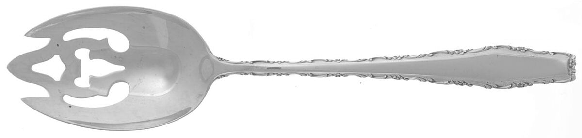 Rapallo (Sterling, 1968) Pierced Tablespoon (Serving Spoon) by Lunt Silver-1