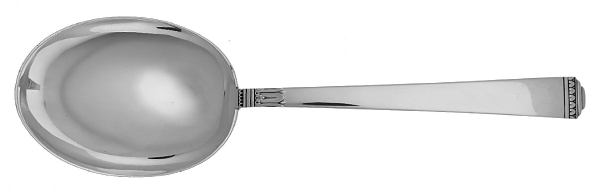 Regency (Sterling, 1935) Small Solid Berry/Casserole Spoon by Lunt Silver-1