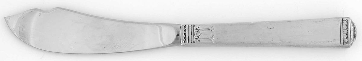 Regency (Sterling, 1935) Hollow Handle Master Butter Knife by Lunt Silver-1