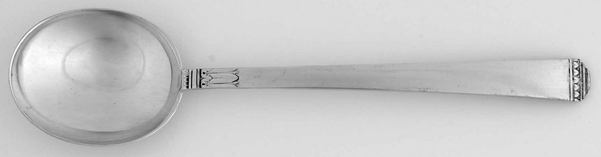 Regency (Sterling, 1935) Round Bowl Soup Spoon (Cream Soup) by Lunt Silver-1